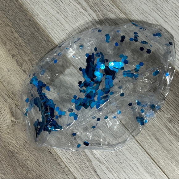 Blue Confetti Beach Ball - Picture 2 of 2